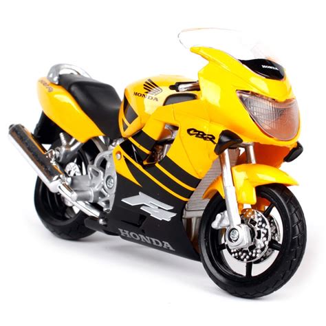 Maisto 118 Honda Cbr 600 F4 Motorcycle Toy Yellow Motorbike Model For