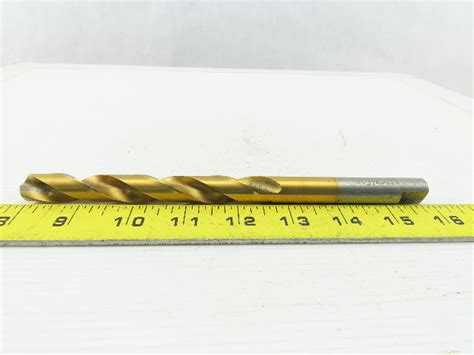 58 118° Spiral Flute High Speed Steel Taper Length Drill Bit 8 18