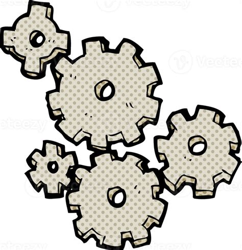 Cartoon Cogs And Gears 41019364 Png