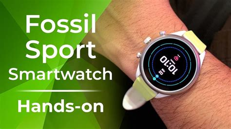 Great savings free delivery / collection on many items. Fossil Sport Smartwatch hands-on: Snapdragon Wear 3100 on ...