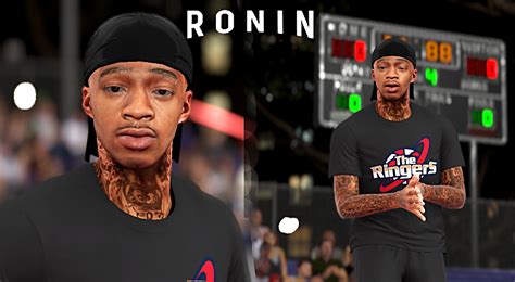 NBA 2K23 Flight Reacts Cyberface With Tattoos By Ronin2k