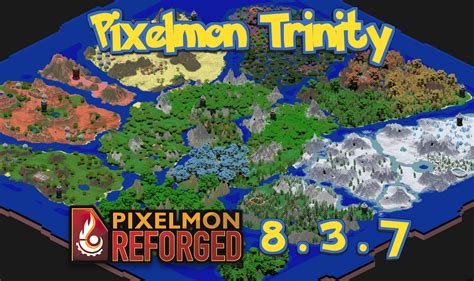 Pixelmon Trinity Pixelmon Map Survival And Adventure Map Reforged 112