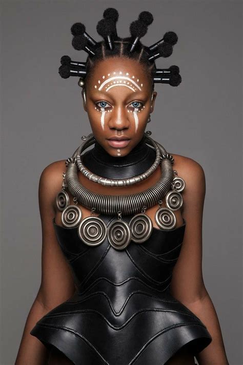Black Panther Inspo Women Fashion Wakanda Africa Warrior Melanated Beauty African Makeup