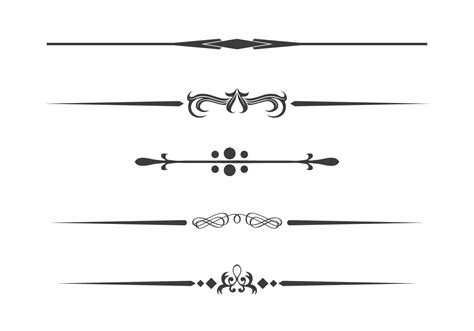 Divider Set Vector 93685 Vector Art At Vecteezy