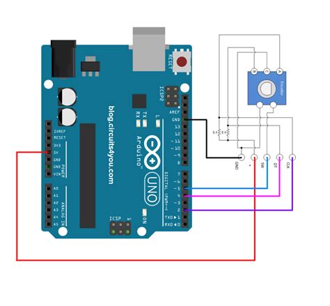 Arduino Rotary Encoder Module KY 040 Circuits4you Com