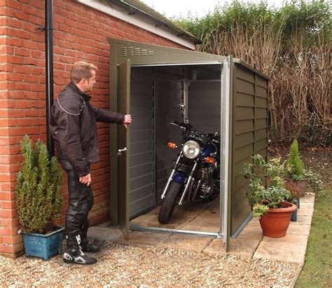 Trimetals 4 X 9 Ft Motorcycle Garage 小屋を建てる バイクガレージ 小屋の計画