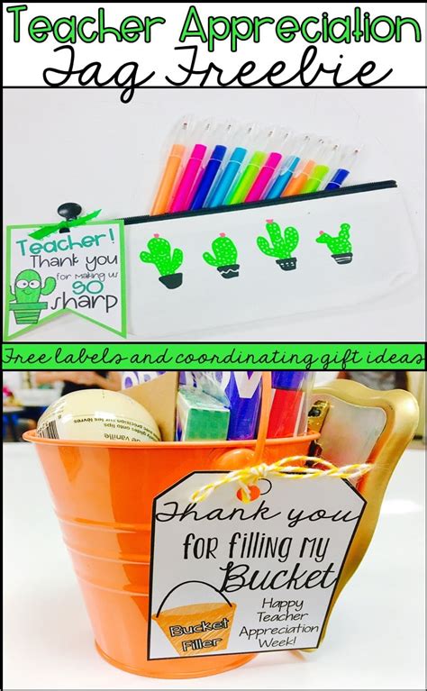 Teacher Appreciation T Ideas And Free Printables Fabulous Figs