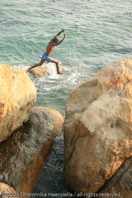 Man Jumping On A Rock Man Jumping On A Rock Flickr