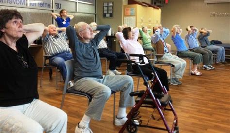 Stretching In Exercise Class Physical Therapy Parkinsons Exercises