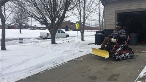 Nebraska Veteran Makes Wheelchair Snow Plow