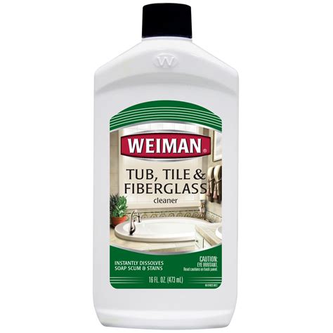 Make it sparkle using this new method. Tub, Tile & Fiberglass Cleaner | Weiman