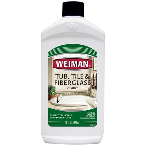 The best bathtub cleaner for hard water and rust stains. Tub, Tile & Fiberglass Cleaner | Weiman