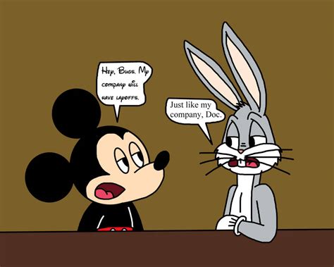 Bugs And Mickey Talks About Their Companies By Ultra Shounen Kai Z On