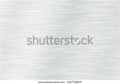 Brushed Silver Metal Texture Polished Metal Stock Photo 1037728879