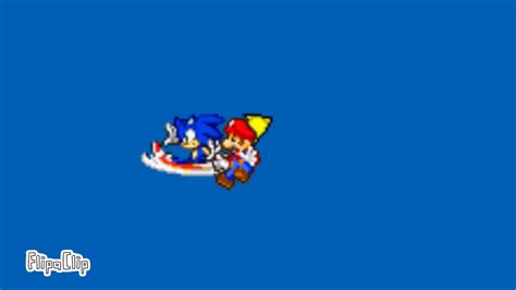 First Sprite Animation Mario Bros Vs Sonic And Shadow