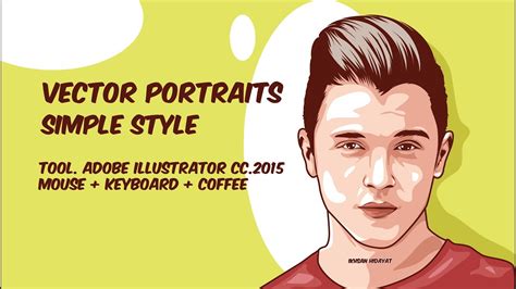 Vector Portraits 3 Layer Illustrator Tutorials Youtube