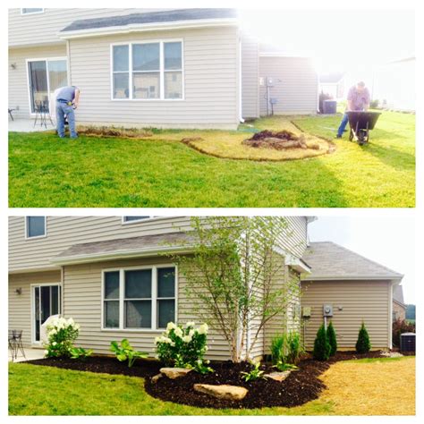 Our Backyard Before And After Not Completely Done Yet But A Huge Step
