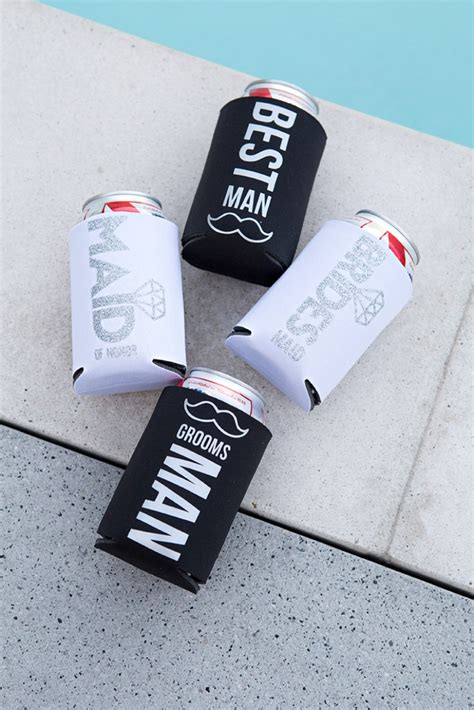 Check Out These Awesome Diy Bridal Party Can Koozies