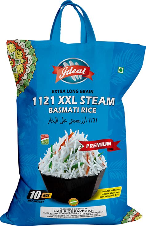 1121 Xxl Steam Basmati Rice Exporters Ideal Kainat Basmati Rice