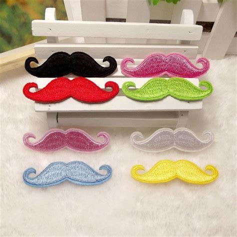 Moustache Kids Patches Set Patches Set Of 8 Iron On Patches By
