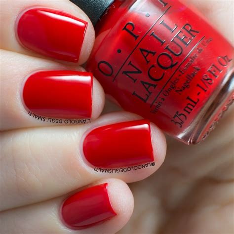 Opi Big Apple Red Nl N25 Red Gel Nails Opi Red Nail Polish Red