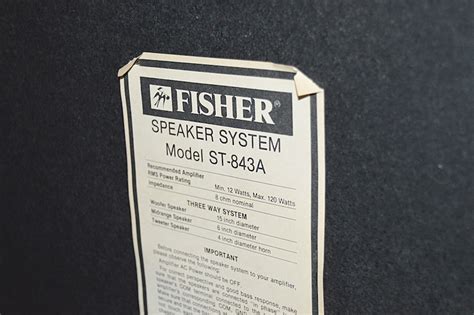 Fisher Stereo System With Component Cabinet Ebth