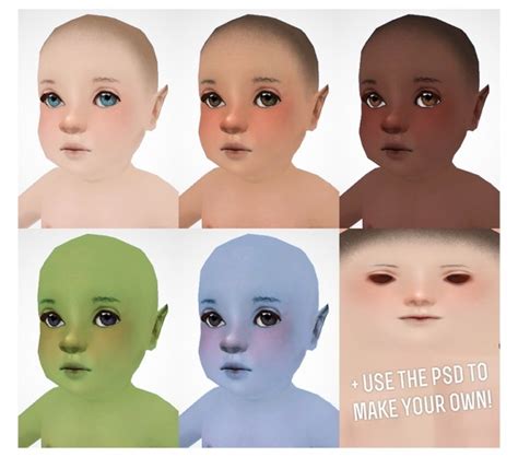 Sims 4 Cc Toddler Skin Details Saplm