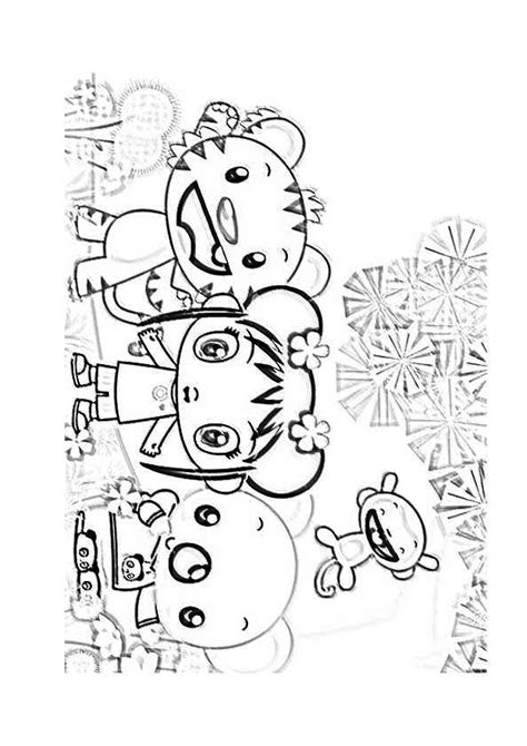 You could also print the image while using the print button above the image. ni hao kai-lan characters coloring pages 05 | Coloring ...