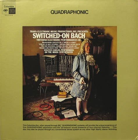 Switched On Bach By Wendy Carlos Album Columbia Mq 31018 Reviews