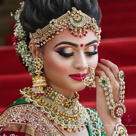 Beautiful Indian Dress For Bridal Wedding Makeup 229