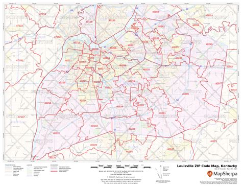 Louisville Ky Zip Code Map Maping Resources