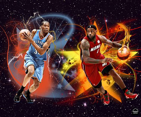 Kevin Durant Vs Lebron James By Howseholdgraphics On Deviantart