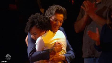 Louis Tomlinson Presses Golden Buzzer For Jayna Brown On Americas Got Talent Daily Mail Online