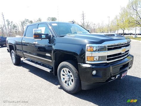 2018 Black Chevrolet Silverado 3500hd High Country Crew Cab 4x4