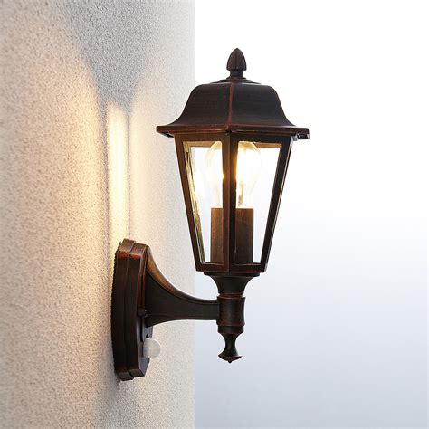 Noor Outdoor Wall Light With A Motion Detector Uk