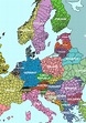 Individual postcode maps of europe