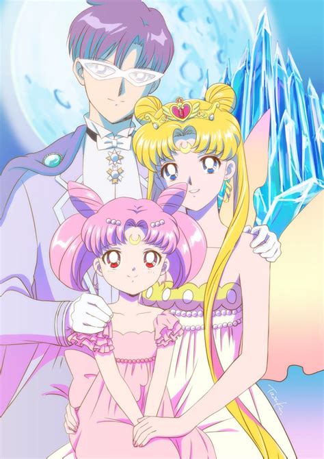 King Endymion Neo Queen Serenity And Small Lady ~ Tasuku ♥ Sailor Moon