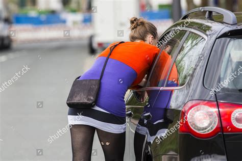 Model Released Curb Crawling Prostitute Conversation Editorial Stock Photo Stock Image