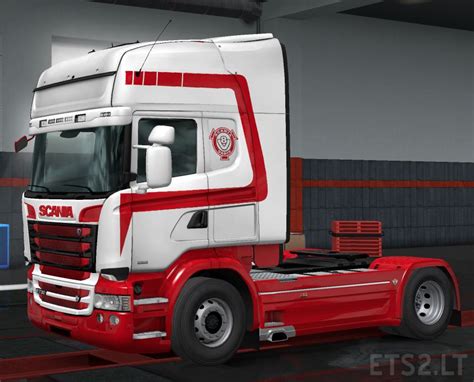 Scania Rjl Red Holland Style Ets2 Mods