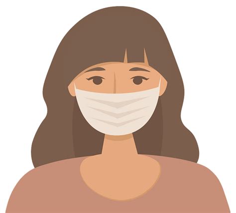 Woman With Face Mask Clipart Free Download Transparent Png Creazilla