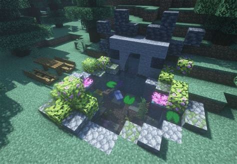Axolotl Pond With Fountain In 2022 Minecraft Designs Cute Minecraft