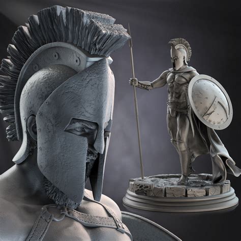 Leonidas 300 Spartans X Men Diorama Figure Resin Etsy