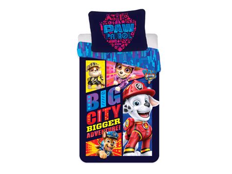 Buy Bed Linen Adult Size 140 X 200 Cm Paw Patrol 1029149