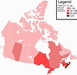 Canada Population Density Map