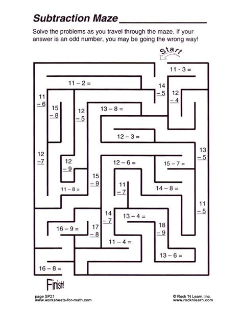Printable Maze Worksheets For Grade 2 Learning How To Read