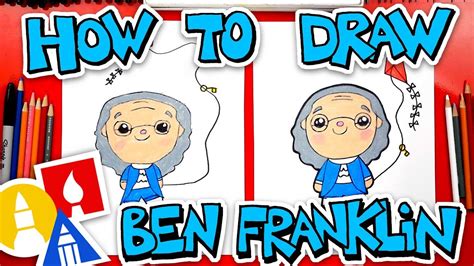 Benjamin Franklin Cartoon Drawing Drawing For Kids And Adult