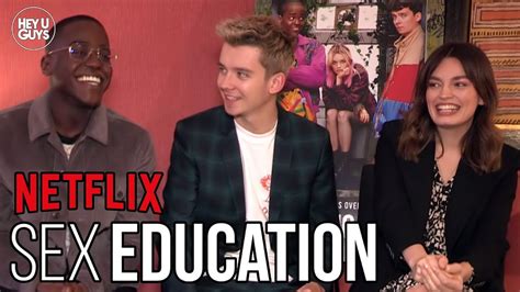 Sex Education Asa Butterfield Emma Mackey And Ncuti Gatwa On Netflixs Must See Series Youtube