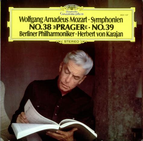 Wolfgang Amadeus Mozart Symphonien No 38 Prager And No 39 German