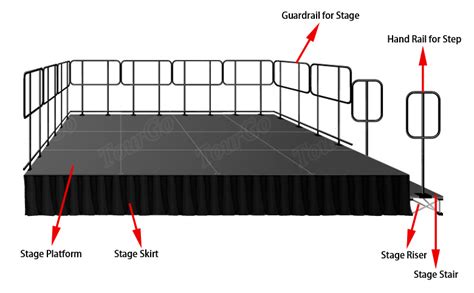 Modular Performance Stage Design Portable Stage Platforms On Sale