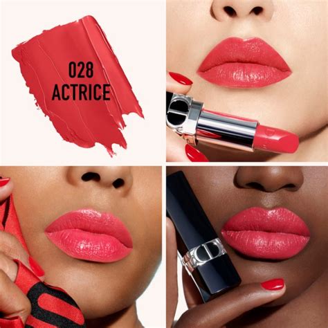 Rouge Dior Couture Colour Refillable Lipstick 028 Actrice Dior Kicks